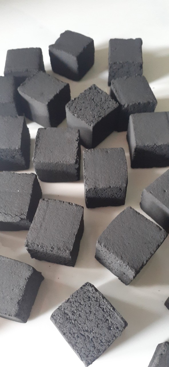 Charcoal cubes for grilling